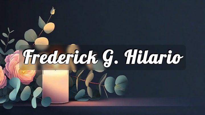 Frederick G. Hilario, Dayton, NJ