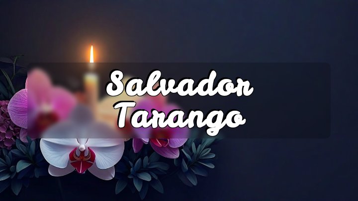 Salvador Tarango, El Paso, TX